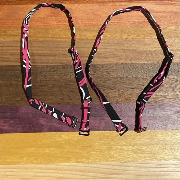 Ann Taylor LOFT Black and Hot Pink Strapless Dress, size 10 - Picture 8 of 8